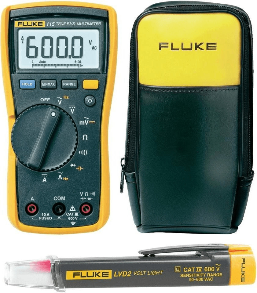 Multimètre Fluke FLK115/TLK-225-1 numérique CAT III 600 V