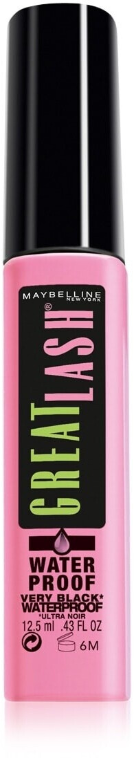 Gemey Maybelline Great Lash Waterproof Mascara Very Black (12,5ml)