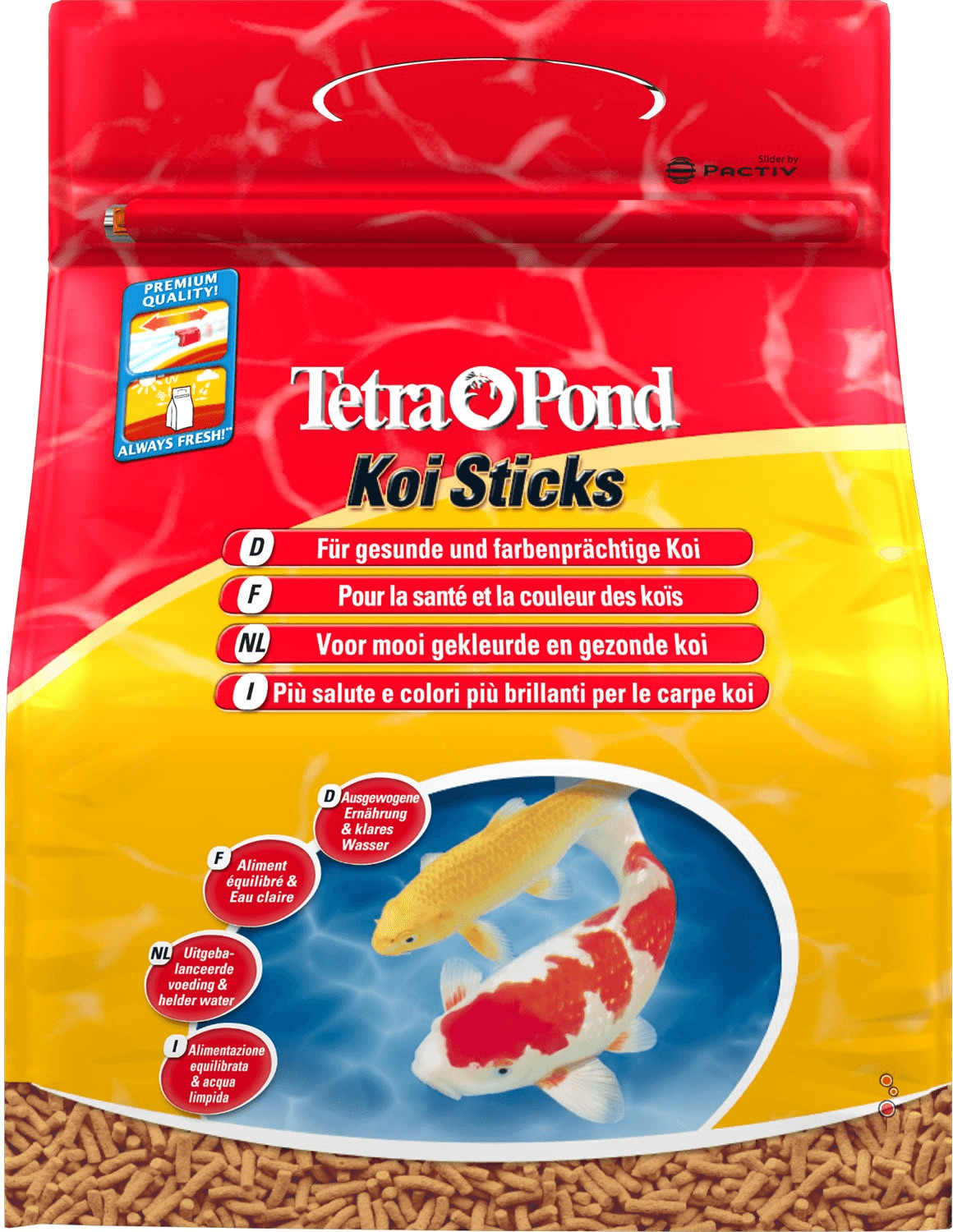 Tetra Pond Koi Sticks pour Koïs de taille supérieure à 25 cm (4 l.)