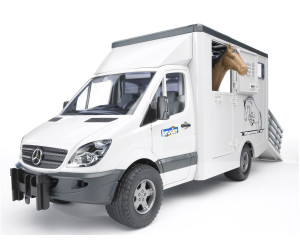 Bruder Mercedes-Benz Sprinter Animal Carrier + 1 Horse (2533)