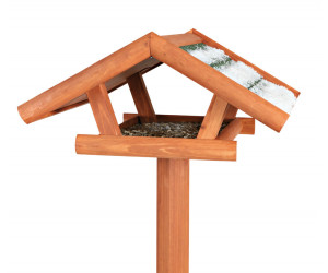 UVP 42,99 EUR NEU Trixie Natural Living Futterhaus mit Ständer für Vögel 