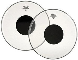 REMO Clear Controlled Sound Black Dot 15"