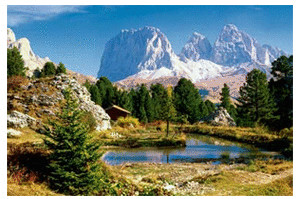 Trefl Lac dans les Dolomites