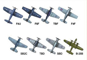 Trumpeter U.S. Navy Aviation Set WWII (3418)
