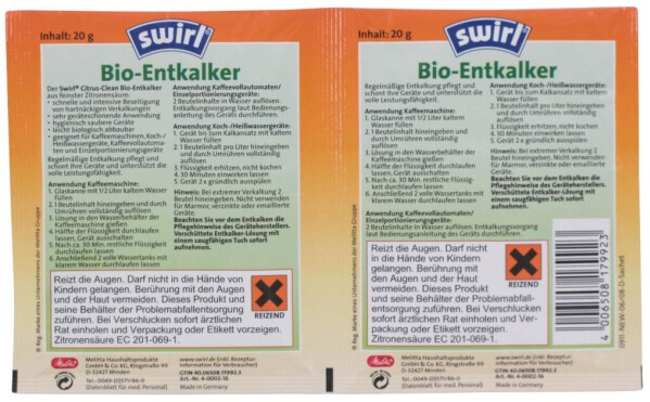 Swirl Citrus-Clean Bio-Entkalker (2x20g), Bild 6