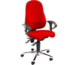 Drehstuhl Schreibtischstuhl Bürostuhl Topstar Sitness 10 bordeaux rot B-Ware 