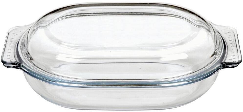 Pyrex Cocotte ovale 4,5 L avec couvercle