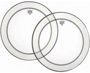 REMO Clear Powerstroke 3 Bassdrum Clear Dot 18