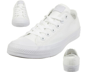 Converse chuck taylor all star low top white monochrome discount
