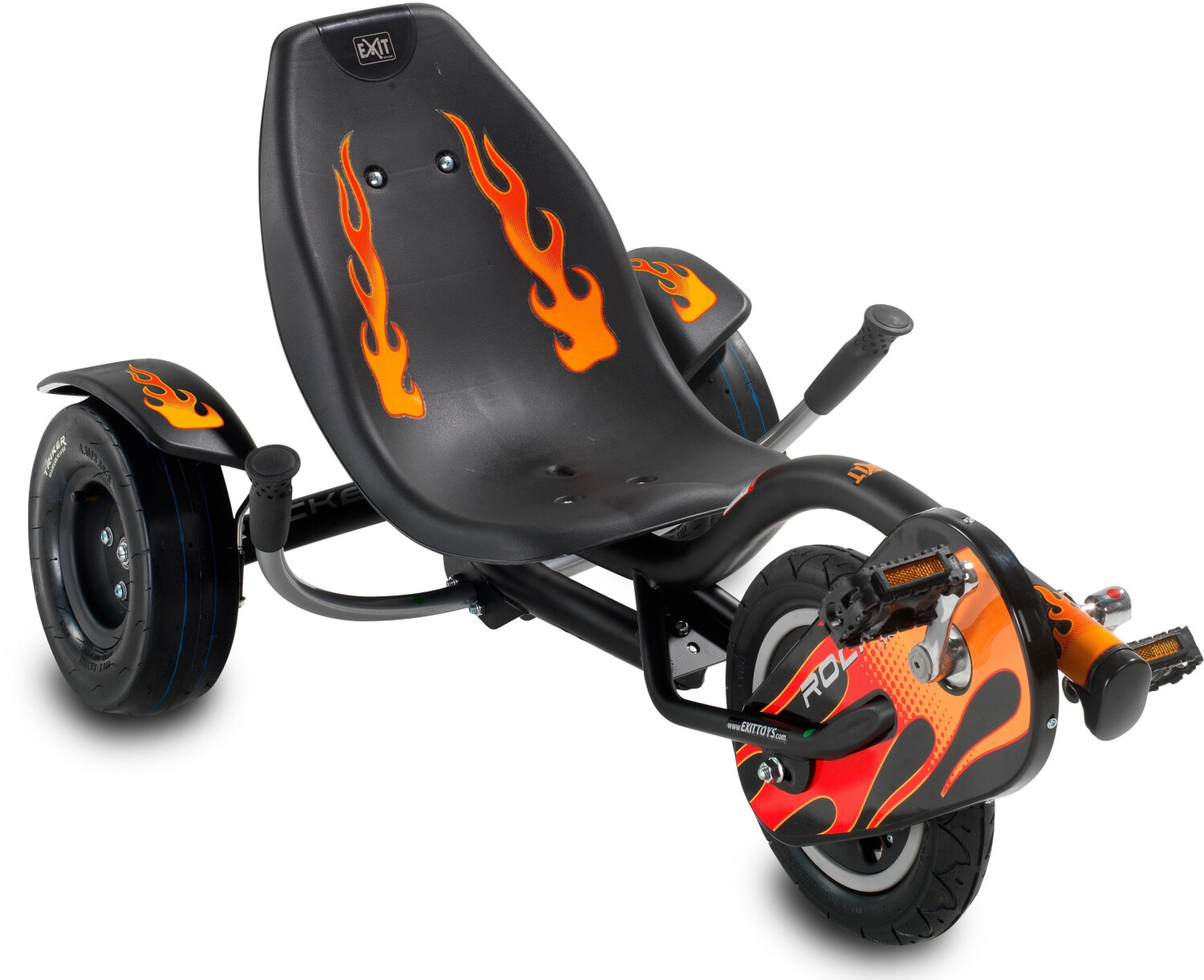Triker Rocker Kart Black Flame
