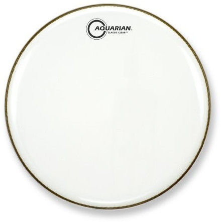 Aquarian Classic Clear Gloss White 10"