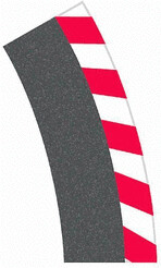 Carrera Bordures extérieures pour virage relevé 4/15 (20580)