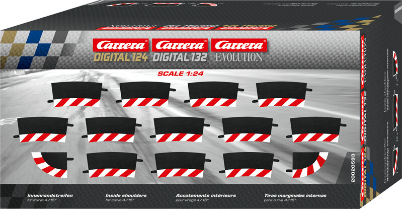 Carrera Bordures intérieures pour virages 4/15
