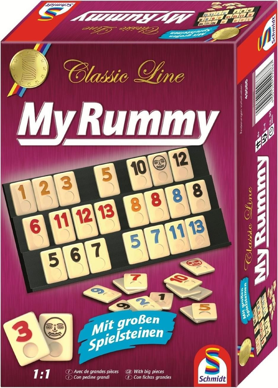 Rummikub classic - jeu de société - rami des chiffres version anglaise - Jeu  de stratégie - Achat & prix