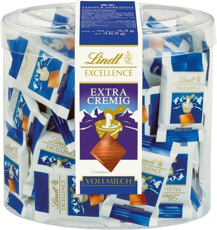Lindt Excellence Minis Vollmilch Extra Cremig (385 g) ab 8,23 € Preisvergleich bei idealo.de
