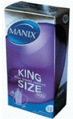 Manix King Size (12 préservatifs)