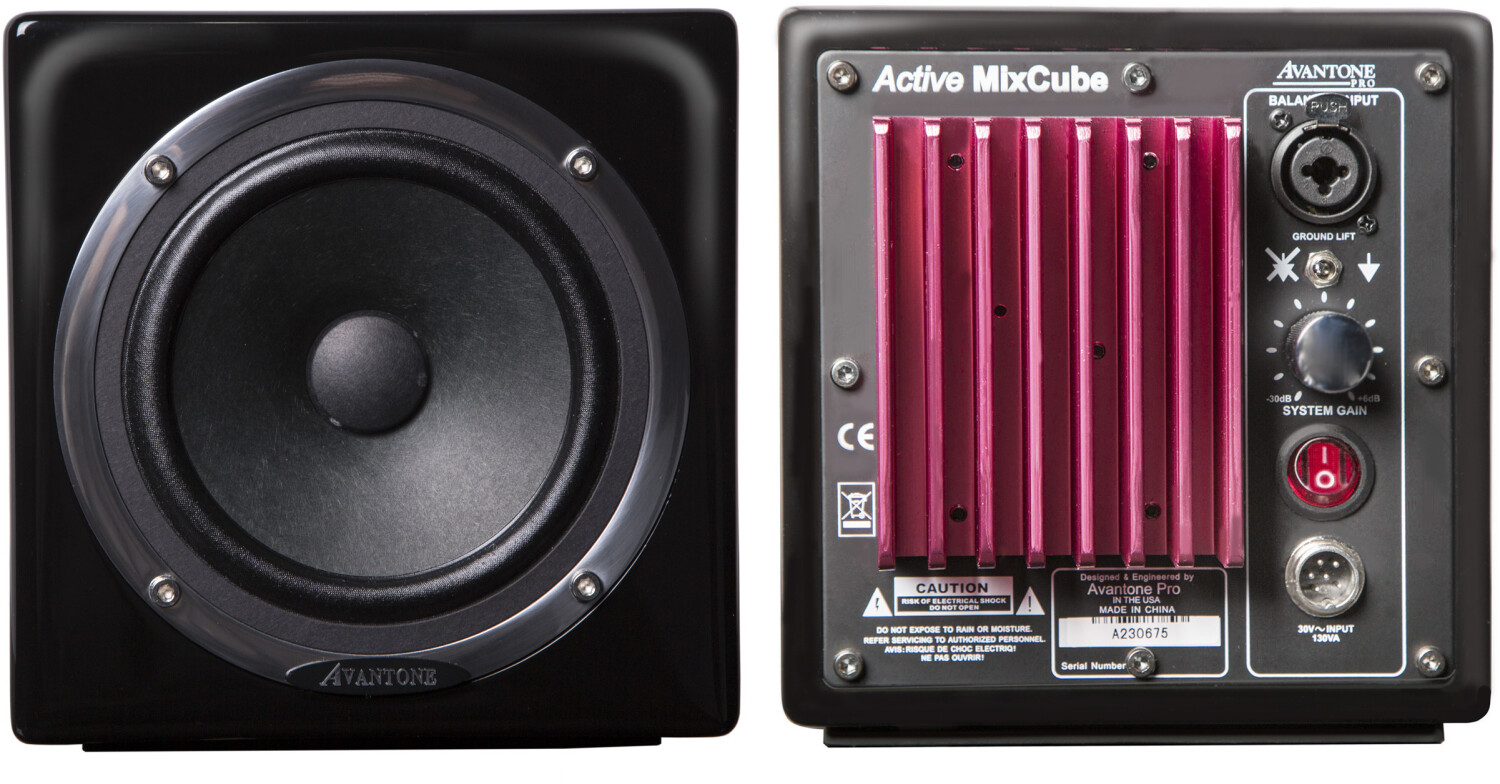 Avantone Pro MixCubes Active noir
