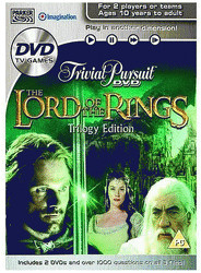 Trivial Pursuit DVD Game Lord Of The Rings Trilogy Edition
