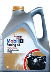 Photos - Engine Oil MOBIL Oil  1 Racing 4T 15W-50  (4 l)