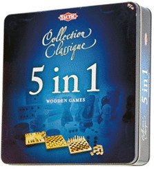 Coffret Métal 5 Jeux En 1