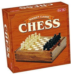 Tactic Jeux de voyage en bois : Échecs