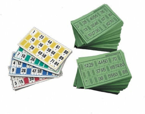 Bingo - Lot de 96 cartons
