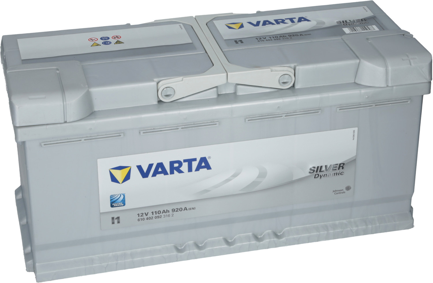 Car battery 110Ah 920A 393X175X190mm -/+ Varta I1 Silver Dynamic @ Black  Market