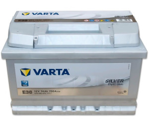 PKW Batterie 12V 74Ah Varta E38 Silver Dynamic Starterbatterie statt 70 72 75 Ah
