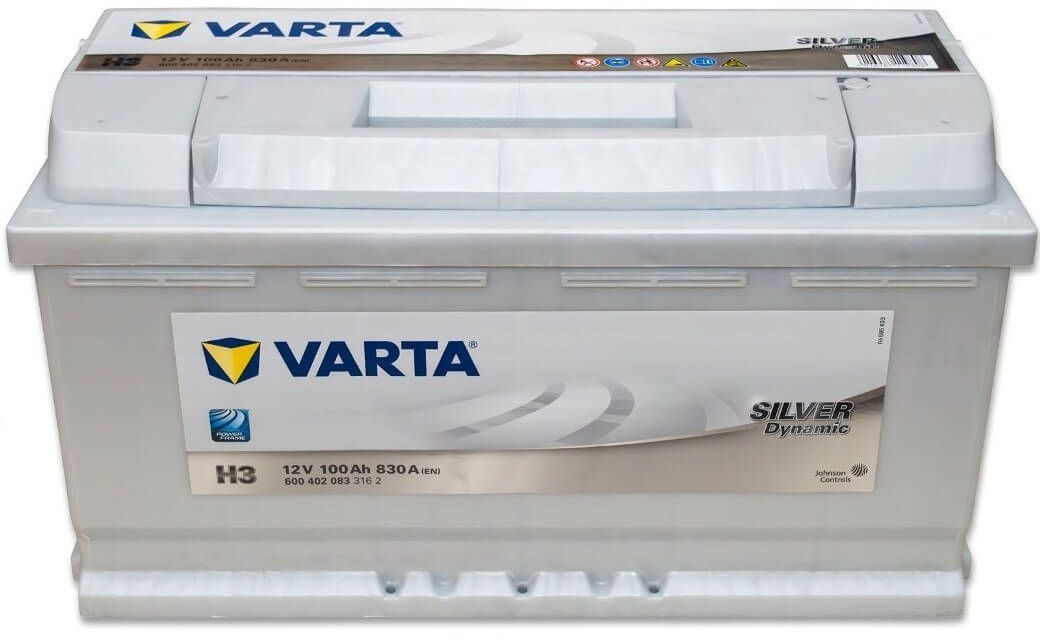 Varta Silver H3 Heavy Duty Car Battery 12V 100AH SIZE 017/019 (5