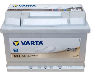 Autobatterie VARTA E44 12 V 77 Ah Ampere 780 A En Silber