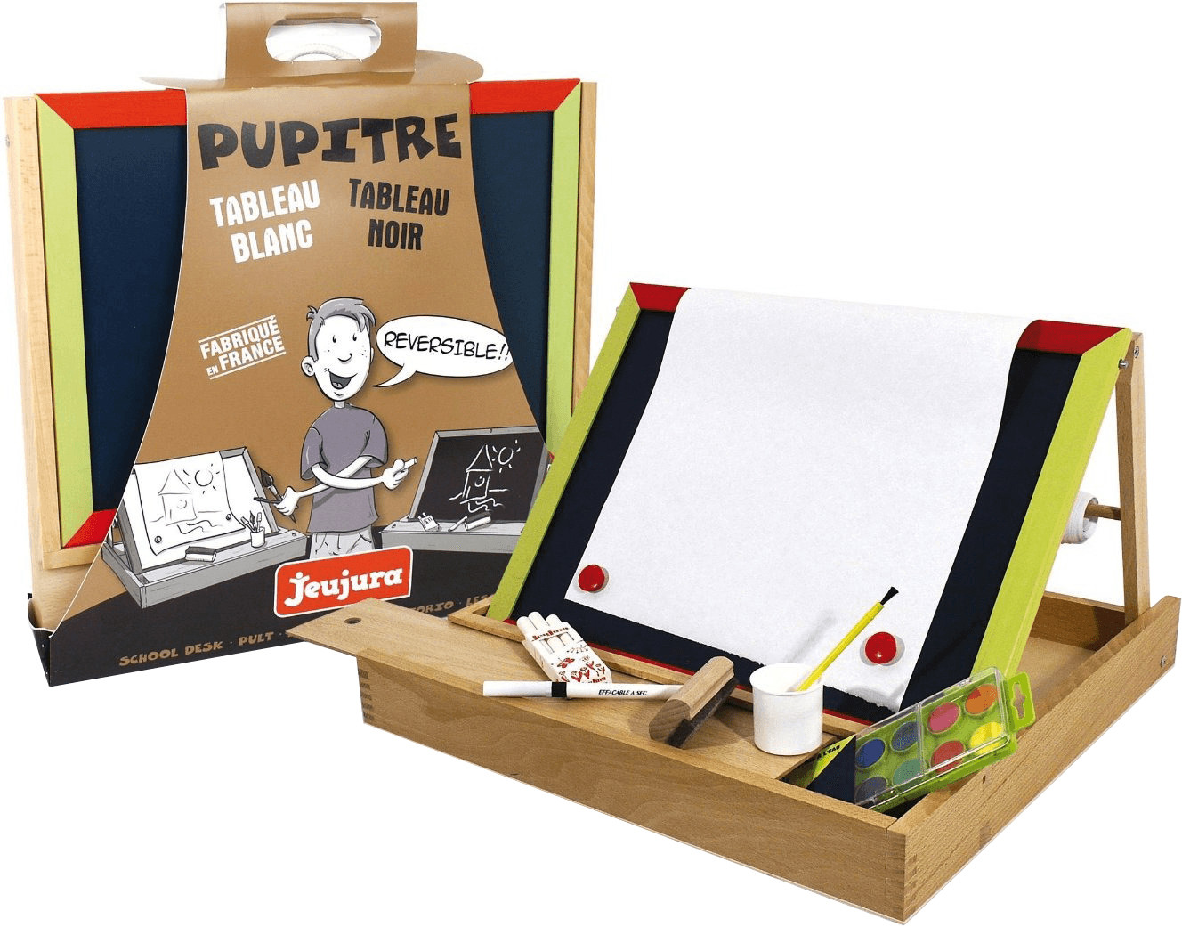 JeuJura Pupitre multifonction en bois