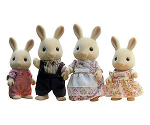 Sylvanian Families Buttermilk Rabbit Family