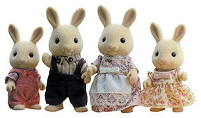 Sylvanian Families Buttermilk Rabbit Family