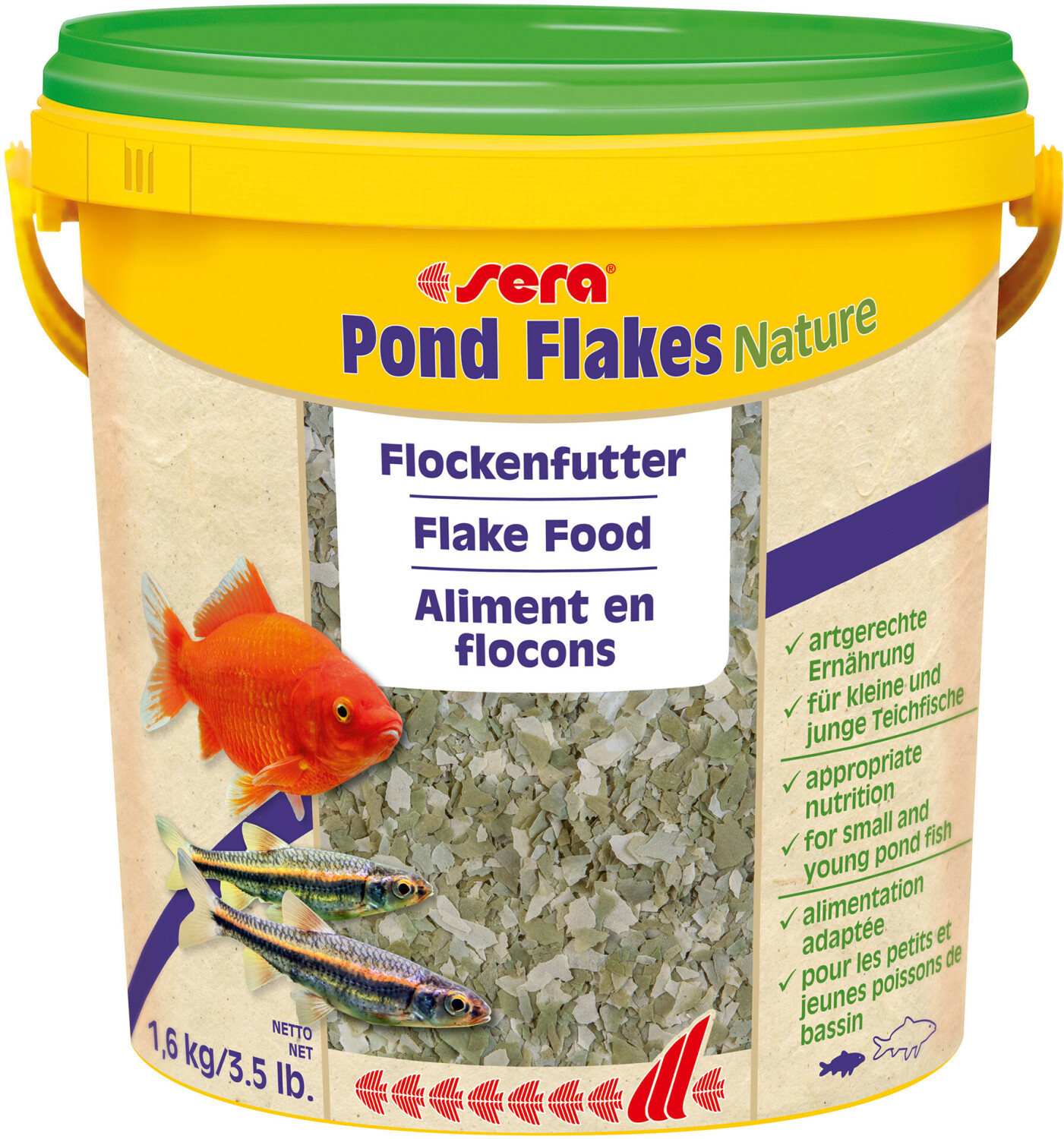 sera Pond Flakes Nature 10L (1,6kg)