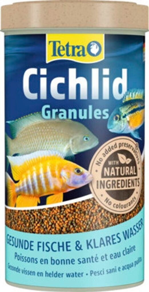 Tetra Cichlid Granules pour Cichlidés de taille moyenne de 5 à 10 cm (500 ml)