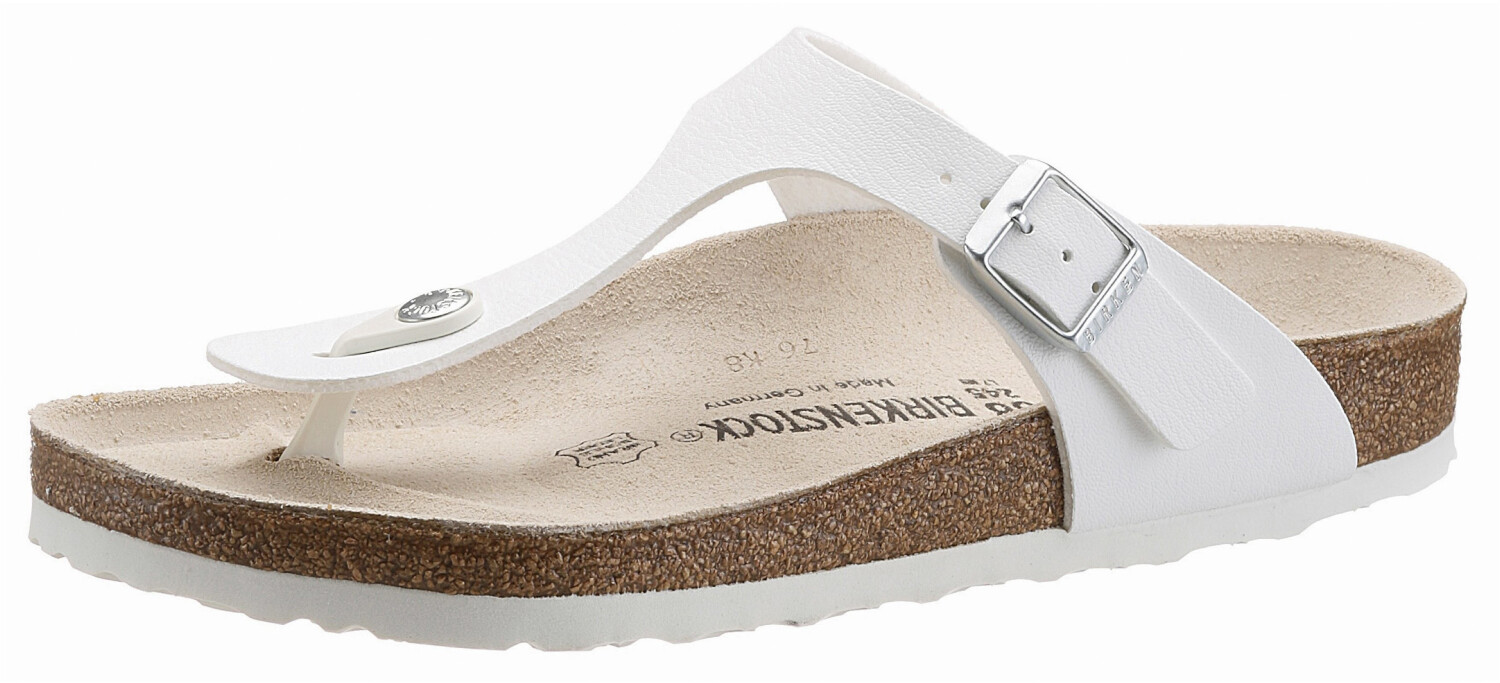 Birkenstock gizeh white deals