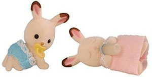 Sylvanian Families Jumeaux lapin avec chocolat