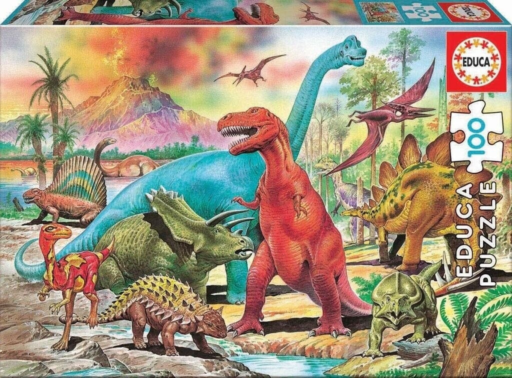 Educa Borrás Les Dinosaures (100 pièces)