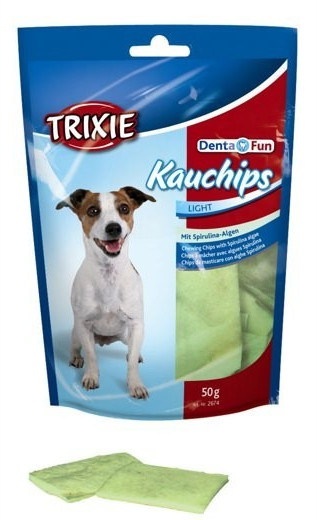 Trixie Dentafun Kauchips light mit Spirulina Algen 50g ab 1 39