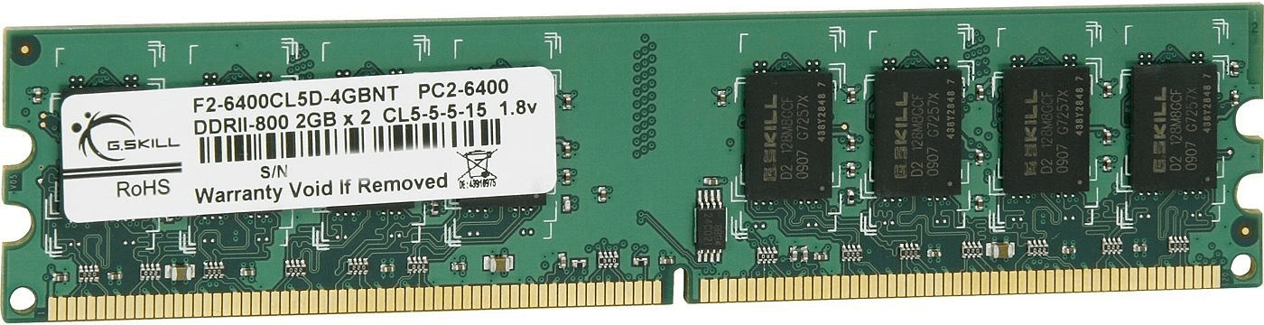 G.Skill 2 Go DDR2 PC2-6400 CL5 (F2-6400CL5S-2 GoNT)