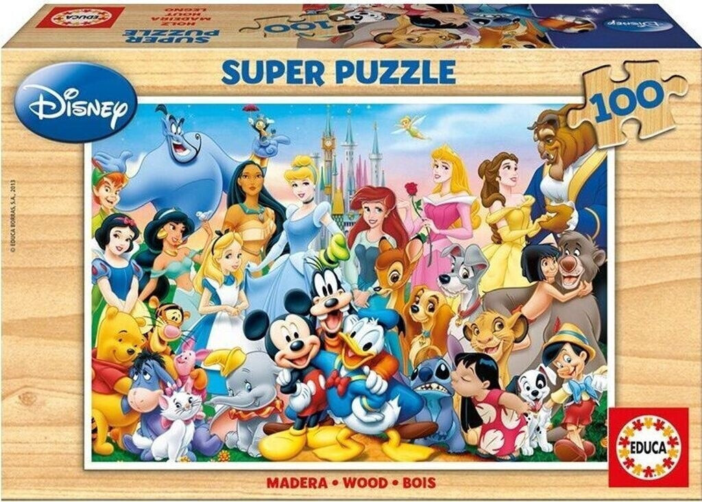 Educa Borrás The wonderful world of Disney (100 pièces)