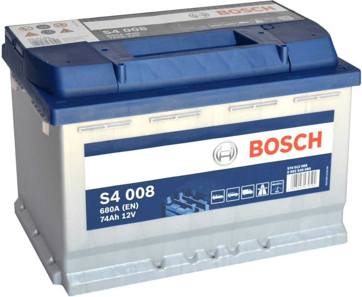 BOSCH S4 Batterie 0 092 S40 100 12V 80Ah 740A B13 Bleiakkumulator S4 010, 12V  80AH 740A