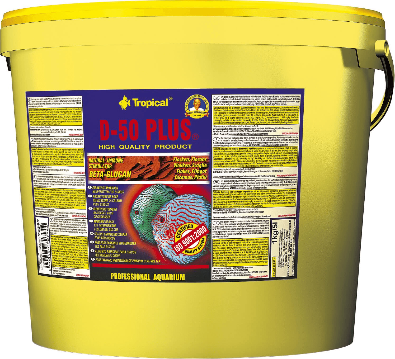 Tropical D-50 Plus Flakes 5L
