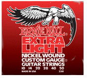 ERNIE BALL Extra Light Electric Nickel Wound .010 - .050 w/ wound G