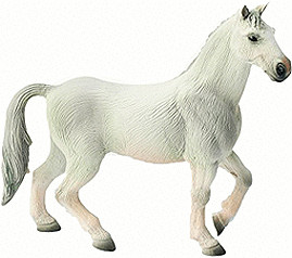 Bullyland Hongre Oldenburger blanc 14,5 cm (62674)