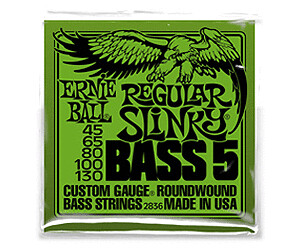 Ernie Ball 2836 Regular Slinky Bass 5 Satz 045/'/'-130/'/'