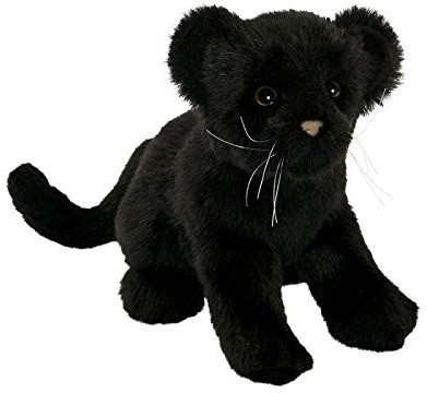 Anima Bébé panthère noire assis 18 cm