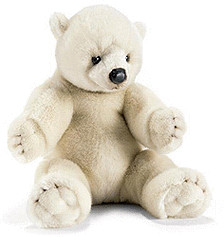 Anima Ours polaire assis 35 cm
