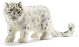 Anima Léopard des neiges 35 cm