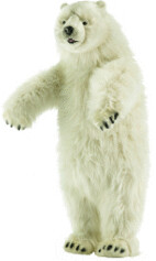 Anima Ourson polaire dressé 100 cm